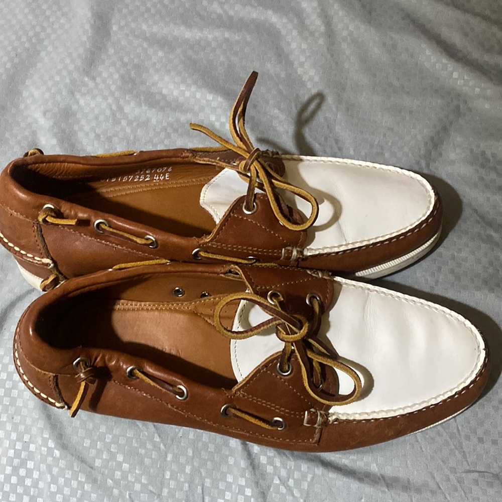 Lightly Used Mens Ralph Lauren Boat Shoes Size 8.5D - Picture 5 of 9
